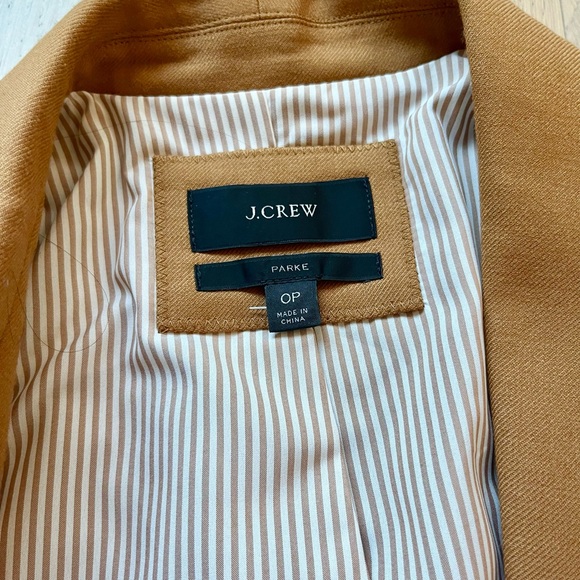 J. Crew Parke Camel Blazer in Wool Flannel - Picture 5 of 8